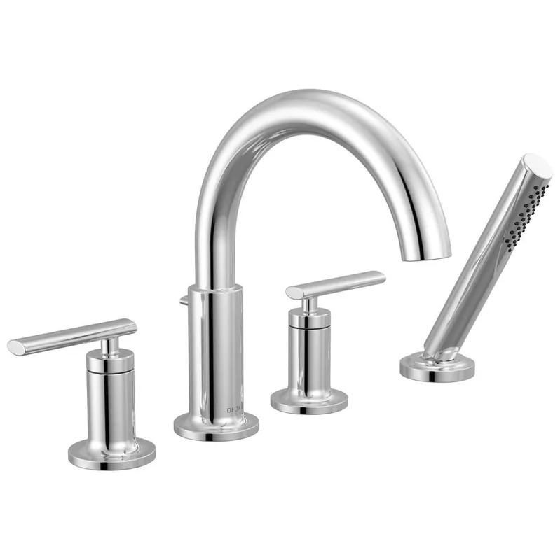 Delta Faucet T4742 Altado Roman Tub Trim with Built-In Diverter and Hand Shower