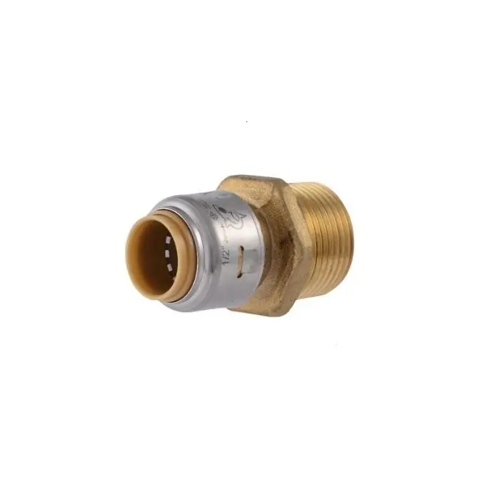 Sharkbite UR116 Push-To-Connect x MNPT Ends Reducing Connector 1/2 PTC x 3/4 MNPT Inch