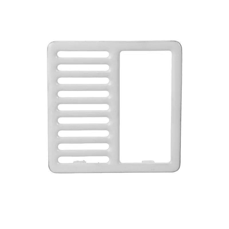 Mifab FS1500-PG-150 8 in. Cast Iron Floor Sink Half Grate