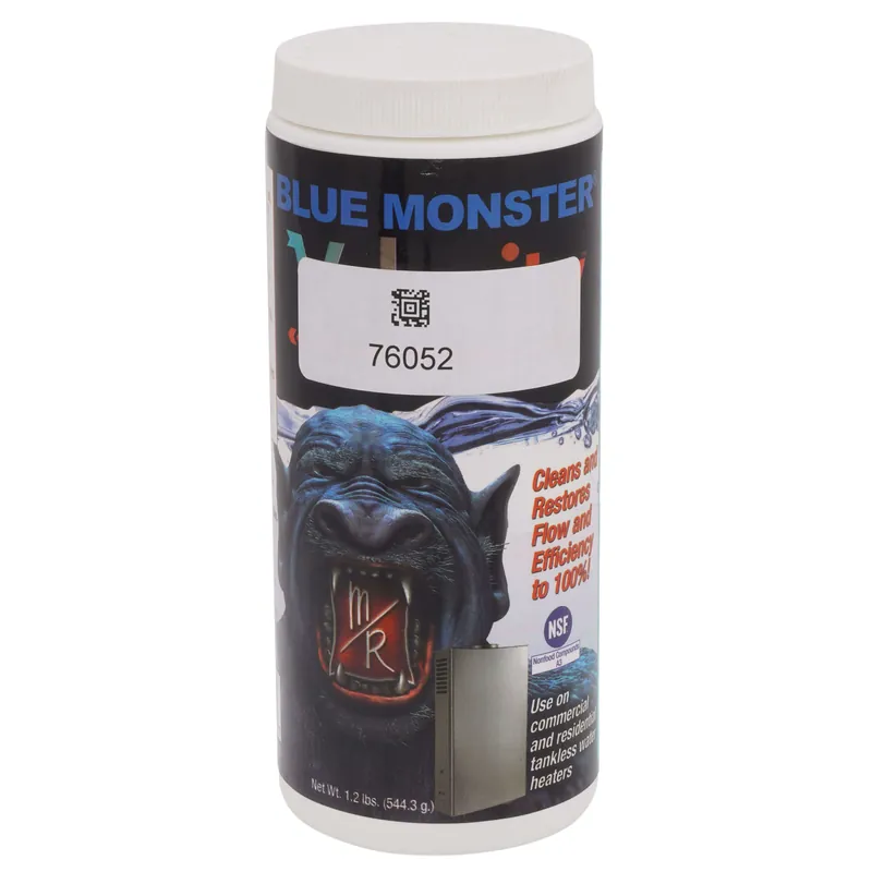 Blue Monster 76052 Velocity Tankless Water Heater Flush (18 oz.)