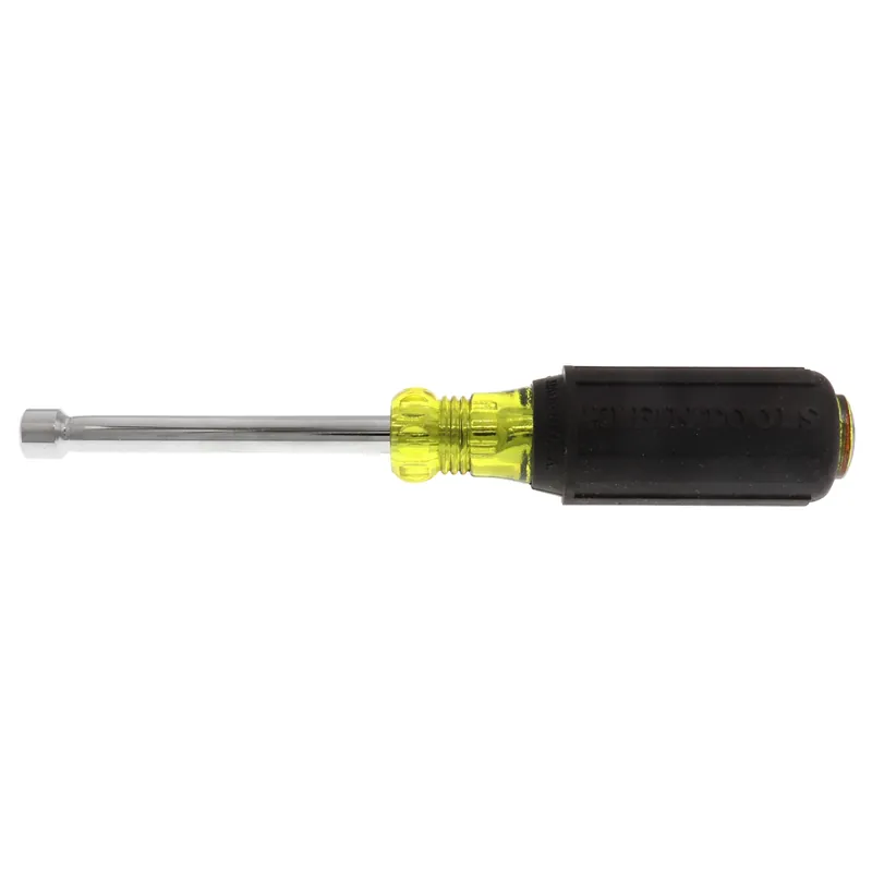 Klein Tools 630-1/4M Nut Driver 1/4-inch Magnetic Tip 3-inch Shaft