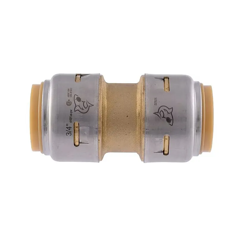 Sharkbite UR016 Coupling 3/4 inch Brs Sbc X Sbc