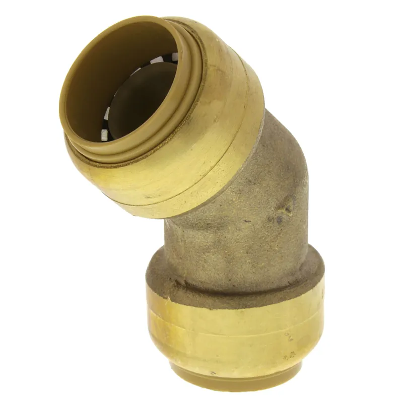 Sharkbite U656LF Brass Push Elbow 3/4 inch x 3/4 inch 45 Degree