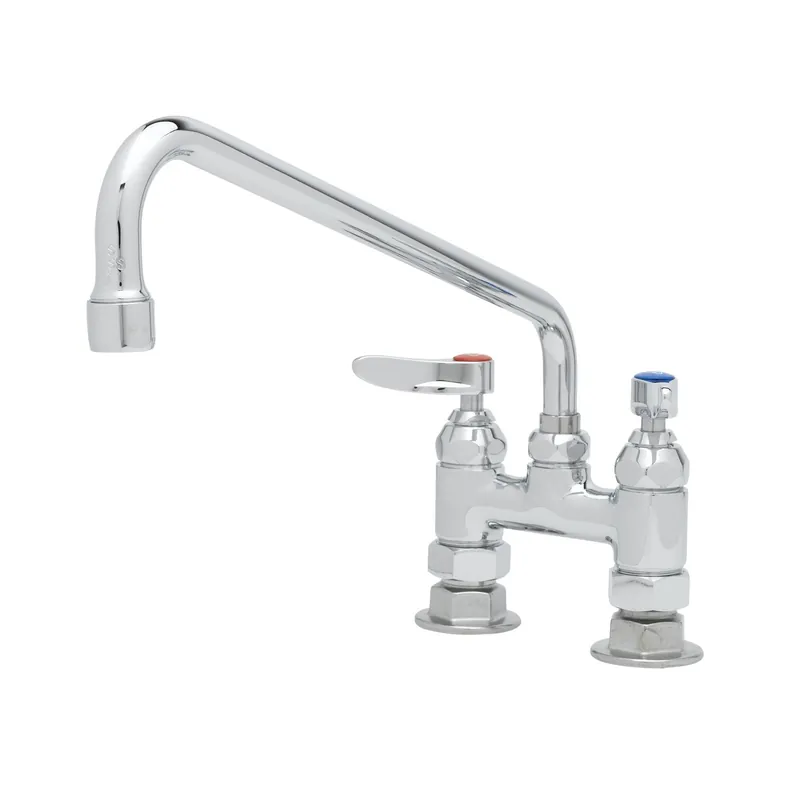 T&S Brass B-0225 Faucet 4 inches Ctr Deck 12 inches Noz