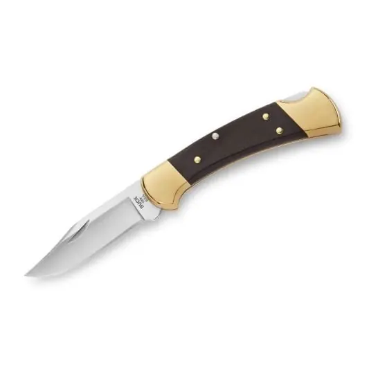 Buck Knives 0112BRSFG Ranger Folding Knife with Finger Grooves