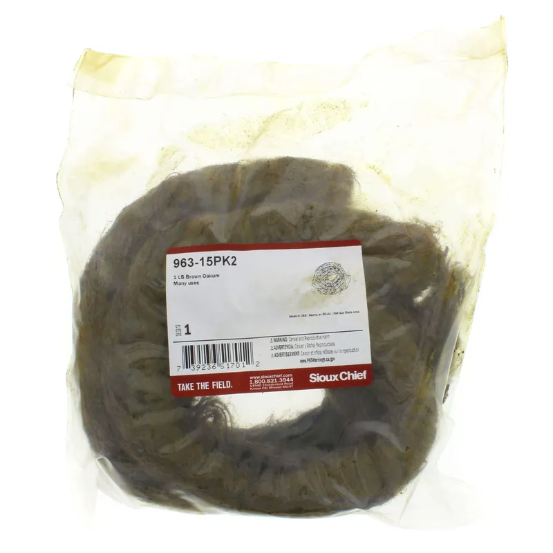 Sioux Chief 963-15PK2 Brown Oakum 3/8 " Dia