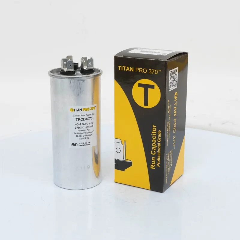 Diversitech TRCD4075 Titan Pro Capacitor 40+7.5 MFD 370V Round