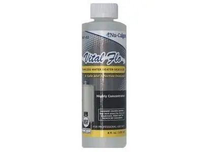 Nu-Calgon 908391 Vital-Flo Tankless Water Heater Descaler Solution,13.2 OZ