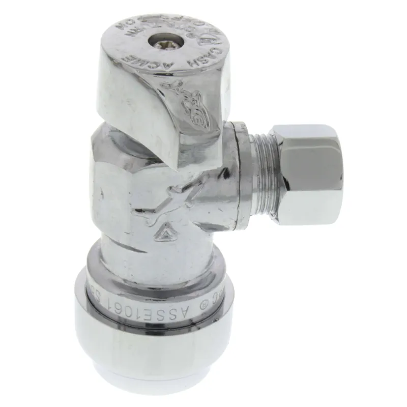 Sharkbite 23036-0000LF 1/2 x 3/8 Inch Compression Angle Stop Valve
