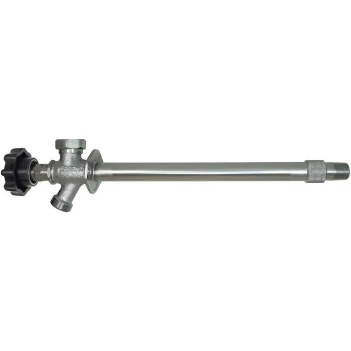 Legend Valve 108-154NL T-550NL LF Brass 1/4 Turn Frostfree Sillcock Valve 1/2 inches x 10 inches MNPT/Sweat