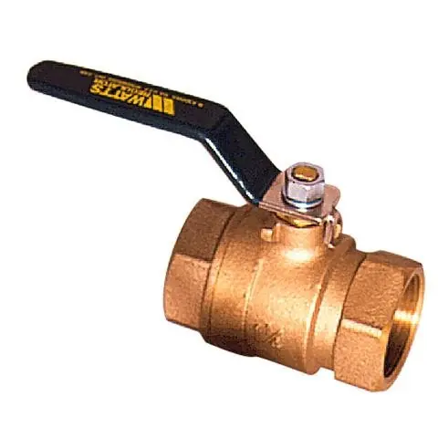 Watts 0547107 2 feet' 2-Piece, Full Port, Brass Ball Valve