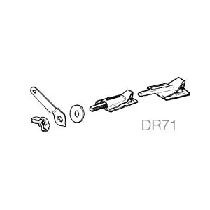 Malco 52568 DR71 Double Bearing Spring Fixed Damper Regulator Hardware