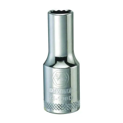 Dewalt DWMT74190OSP 3/8 in Drive Polished Chrome Standard Socket 5/16 in