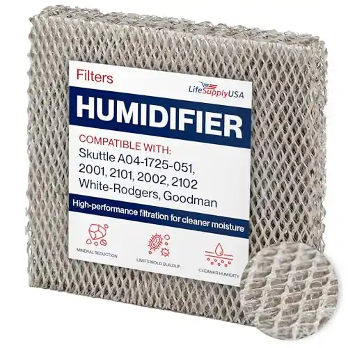 White-Rodgers PAD-A04-1725-051 Evaporator Pad (Includes Wick) For HFT2700, HFT2900FP