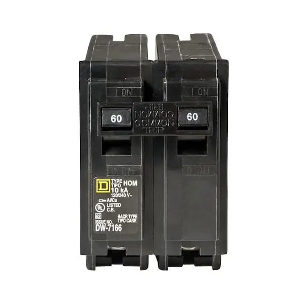 Schneider Electric HOM260 DP Miniature Circuit Breaker 60 Amp