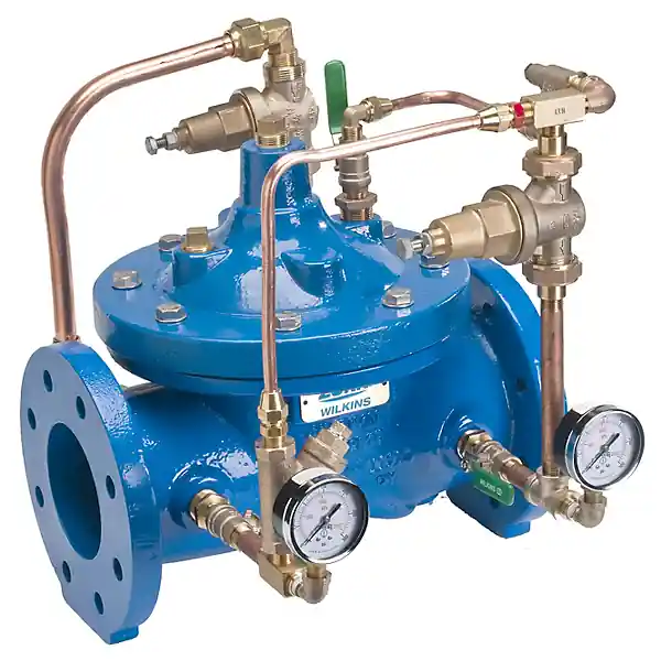 Wilkins 212-ZW209BP Globe Style Pressure Reducing Valve With Low Flow By-Pass 2-1/2 in Nominal