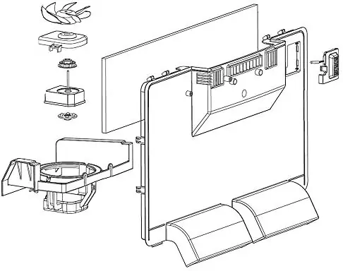 Lg AEB73865906 Fan Grille Assembly