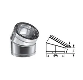 Duravent 16DCA-E30 DuraChimney II 30 Degree Elbow