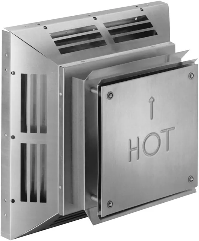 Duravent 46DVA-HC Horizontal Square Termination Cap-4 inches x 6 5/8 inches Direct Vent