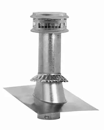 Duravent 3BVK 3 inches Round B-Vent Roof Top Termination Kit