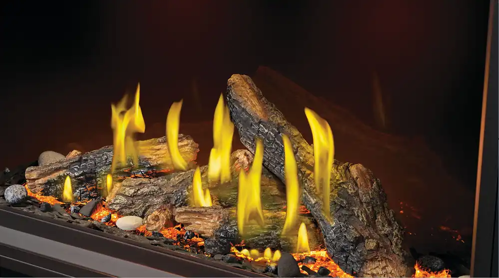 Napoleon Hearth OLKTLV62L Oak Luminous Log Burner with Woodland Media Kit (62 in.)