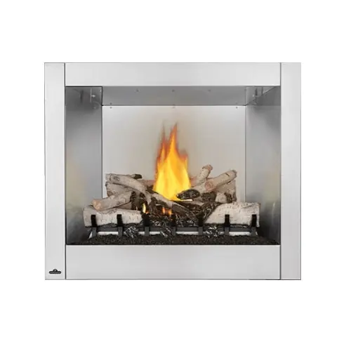 Napoleon Hearth GSS36CFNE Riverside Clean Face Outdoor Fireplace, Electronic Ignition - 40,000 Btu's