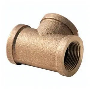 Merit Brass NL106-12 Straight Pipe Tee 3/4 in