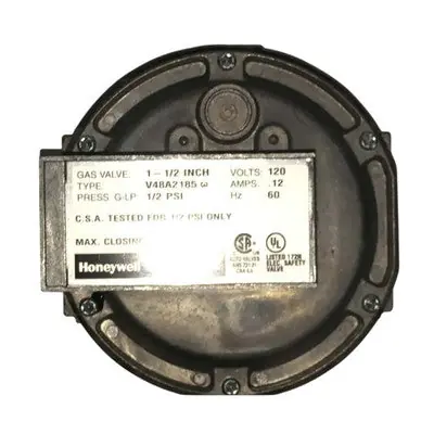Peerless Boiler 50600 Gas Valve 1-1/2 Inch Honeywell V48A2185