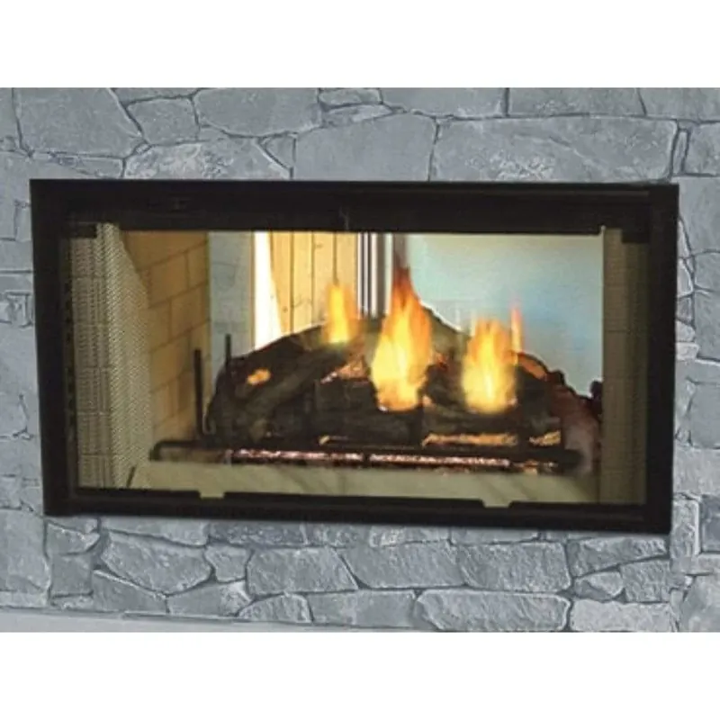 Majestic DSR42 See-Thru Radiant Wood Burning Fireplace 42 in.