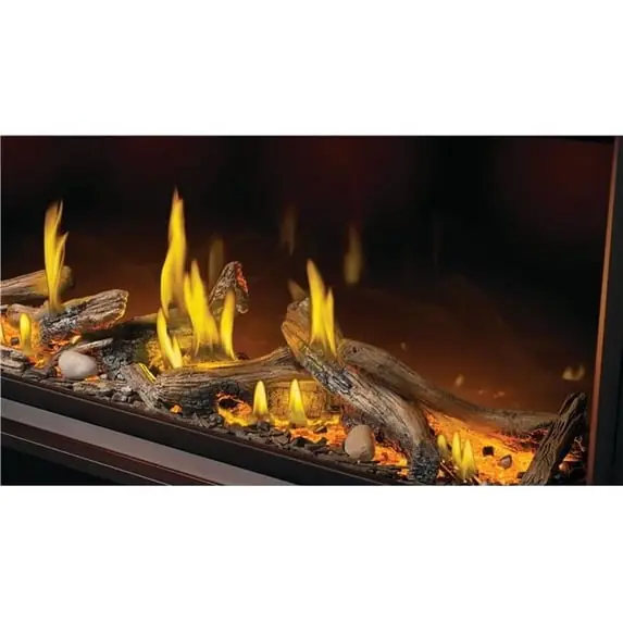 Napoleon Hearth DLKTLV74L Driftwood Luminous Log Burner Kit with Woodland Media Kit 74 in.