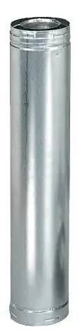 Duravent 4PVP-24 Pipe PelletVent Pro Straight Length 4 x 24 Inch
