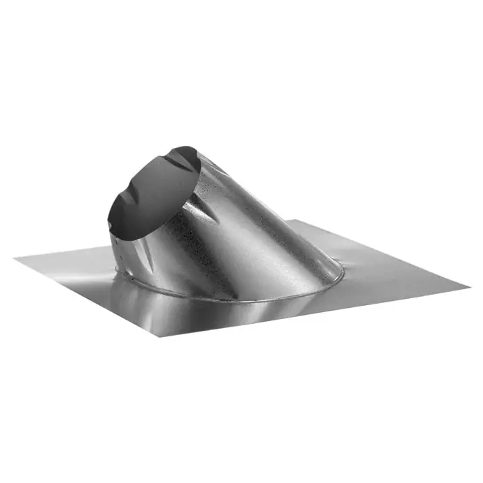 Duravent 6DP-F6 DuraPlus All-Fuel Chimney 6in. Diameter Roof Flashing, 0/12-6/12