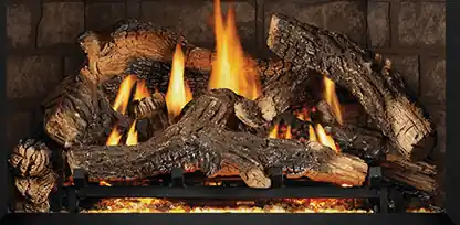 Napoleon Hearth OLKEX36 Split Oak Log Set 36 Inch Elevation X Fireplaces