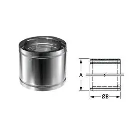 Duravent 12DCA-36 DuraChimney II 36 inches Length Chimney Pipe