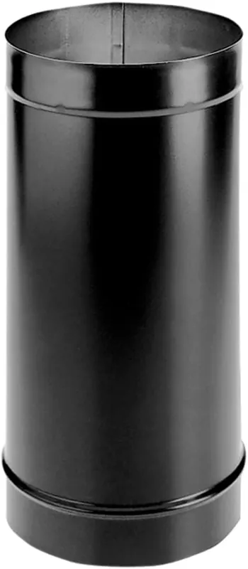 Duravent 8DBK-48 DuraBlack Single Wall Wood Burning Black Stove Pipe 48 Inches Long x 8 Inch Diameter