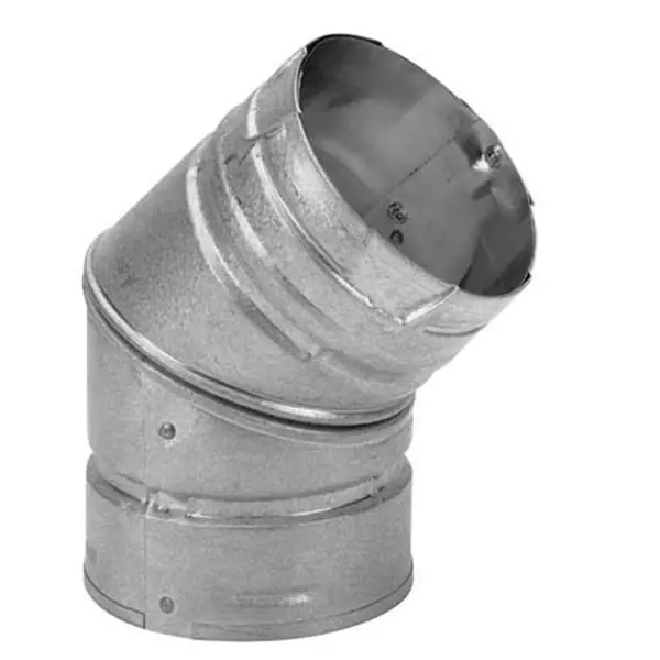 Duravent 4PVP-E45 PelletVent Pro 45 Degree Elbow 4 Inch