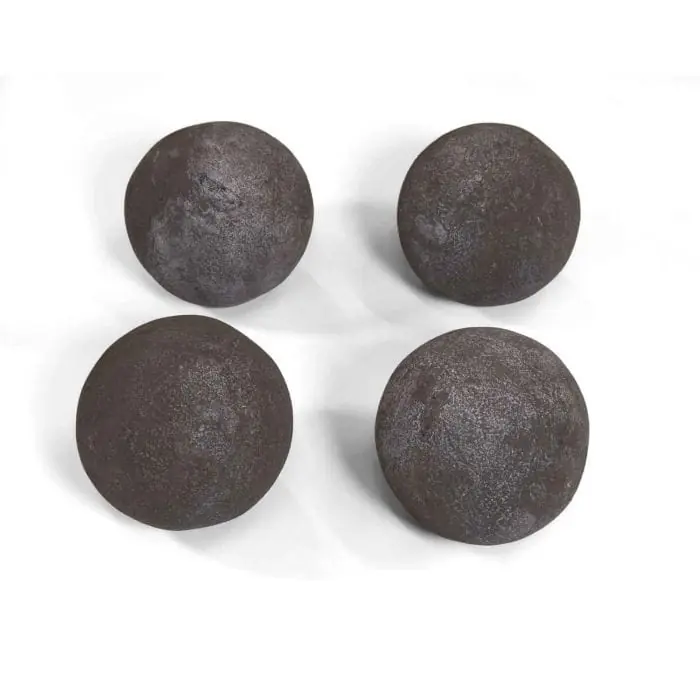 Athena CB6-4-GRY Cannon Ball Set 6-Inch, 4-Piece