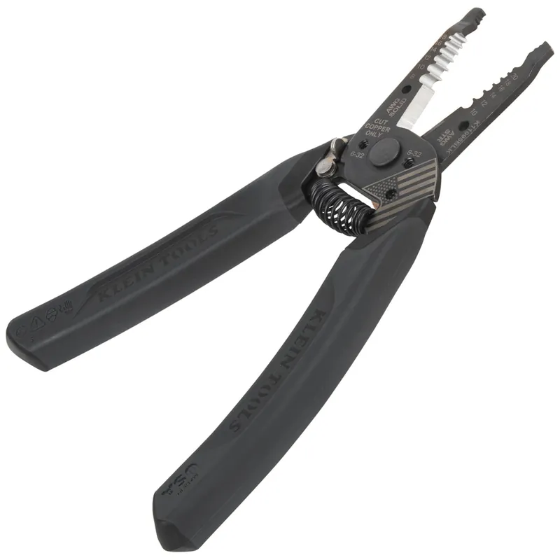 Klein Tools K11095BLK Klein-Kurve Blackout Wire Stripper / Cutter, 8-20 AWG