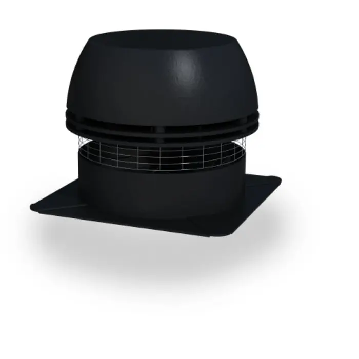 Enervex 101.0699.1200 RS 014 Chimney Exhaust Fan - Horizontal Discharge - 1x120VAC - 1.4A - 1600 RPM - Axial Vane