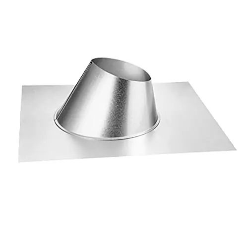 Duravent 58DVA-F12 Roof Flashing DirectVent GS Steep 5 x 8 Inch Galvalume 7/12-12/12 Inch