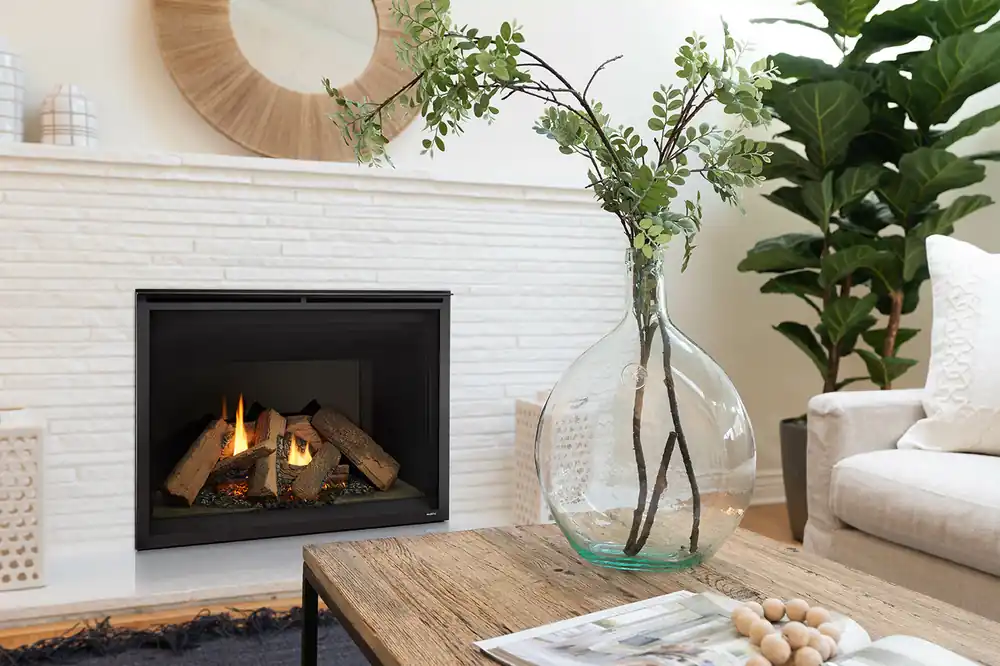 Majestic MER36PL Meridian Platinum gas fireplace 36" - Propane