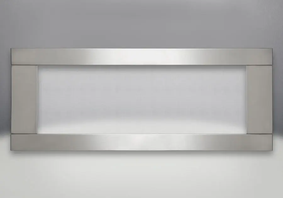 Napoleon Hearth LPS45SSSB Premium Brushed Stainless Steel Surround with Safety Barrier (2018.2)