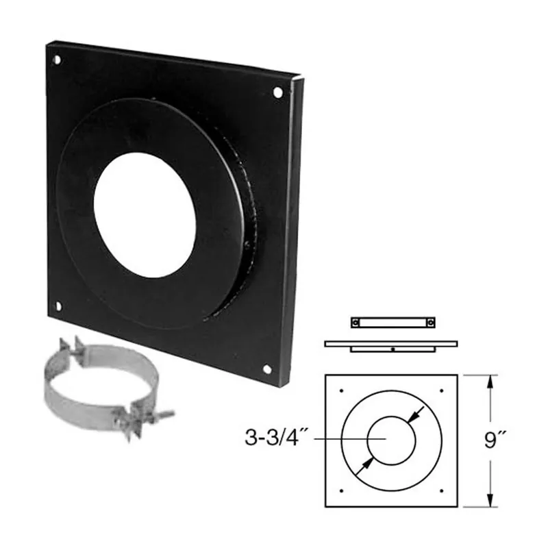 Duravent 3PVP-FS PelletVent Pro Ceiling Support Firestop Spacer 3 inch