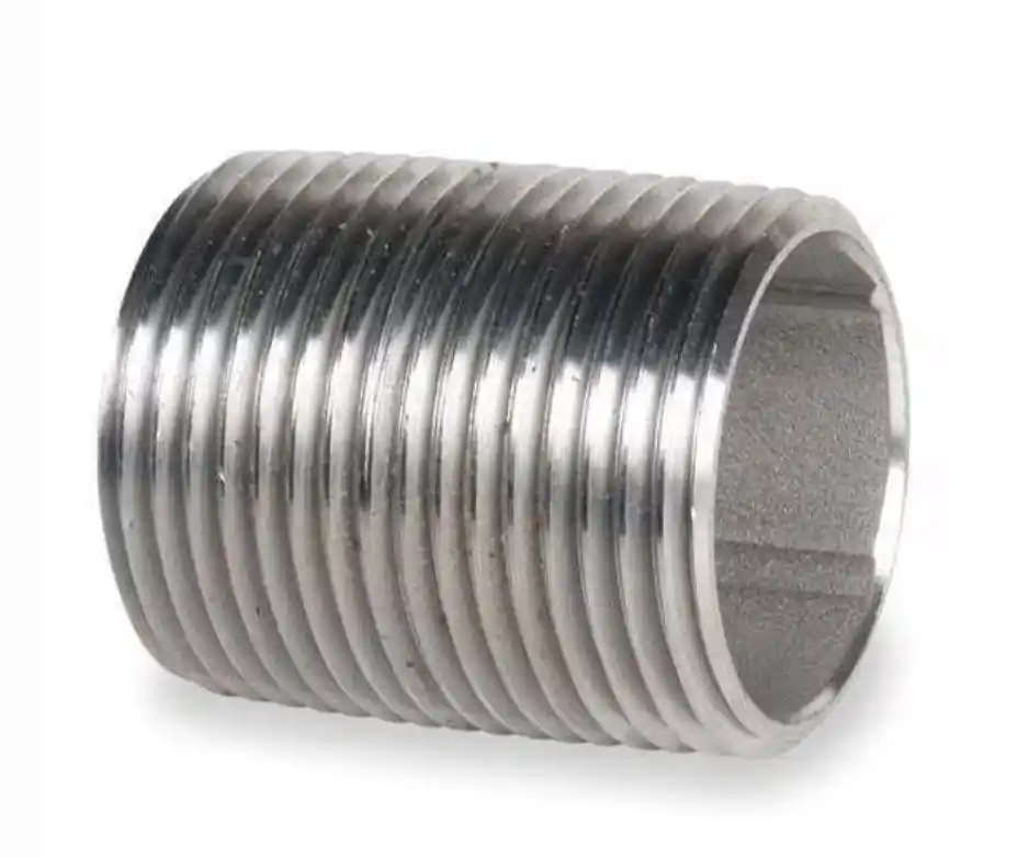 Zenith 34CLNIPSS 3/4 inches X Closed Stainless Steel Pipe Nipple