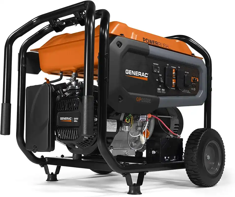 Generac 7682 GP6500E 6500-Watt Gas Portable Generator