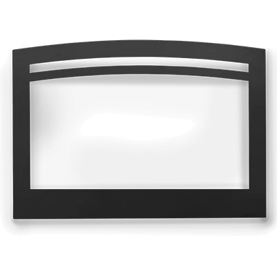 Napoleon Hearth SABKF3RD Small Arched 3-Sided Black Faceplate