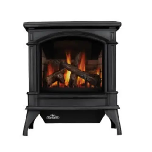 Napoleon Hearth GDS60-1NSB Knightsbridge Cast Iron Direct Vent Gas Stove 35,000 BTU