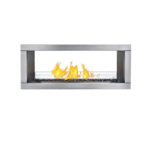 Napoleon Hearth GSS48STE 48 inches Galaxy Outdoor Linear See Through Gas Fireplace