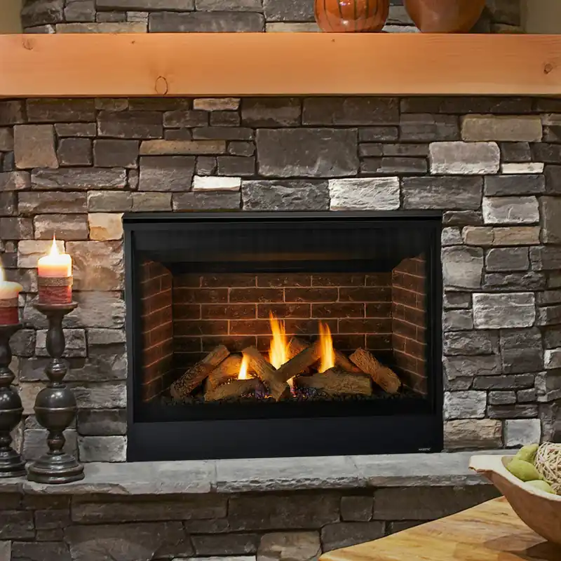 Majestic QUARTZ42IFTL Quartz 42 inches Fireplace 26,000 Btu's Propane