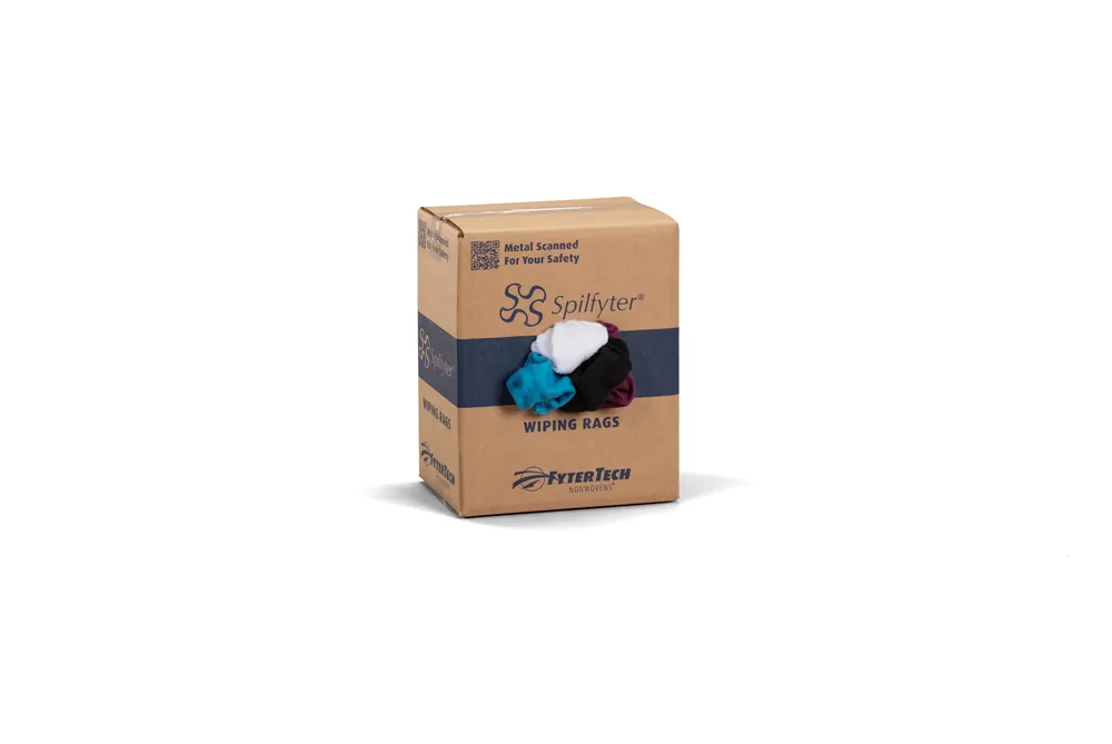 Spilfyter WR8000C-10CBX Knit Rag 10 LB Fleece Assorted Reclaimed Box